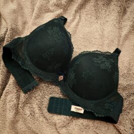 Biustonosz MEGA Push-Up Modelujący Efekt Ręki Butelkowa Zieleń